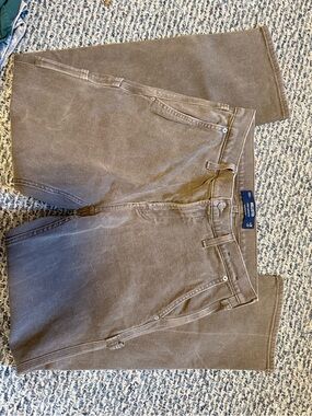 Hollister Mens Brown Corduroy Pants